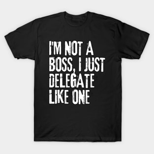 Manager's Delight: Hilarious Memes Sticker and T-Shirt Collection T-Shirt